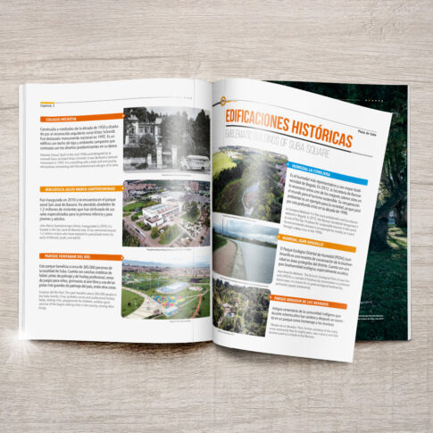 Diseño de folletos y revistas